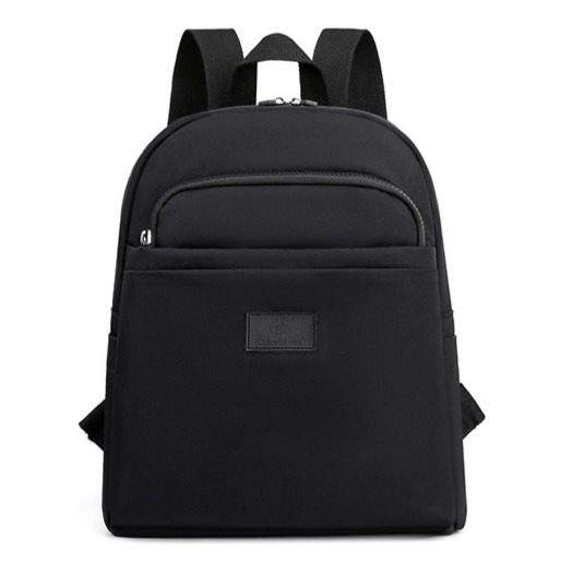 【AngelNaNa】後背包-簡約多隔層防潑水輕量尼龍女雙肩包(SBA0432)-規格圖1