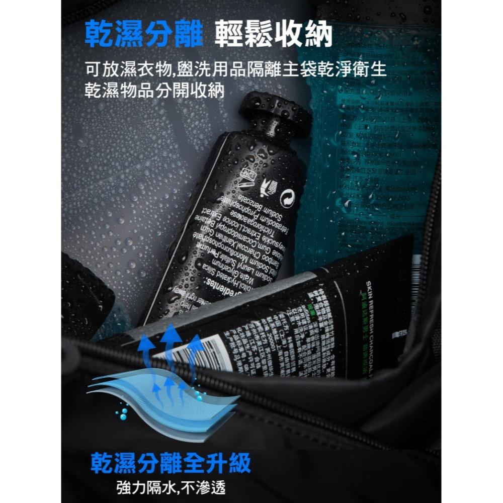 【AngelNaNa】手提行李包-大容量健身包 運動收納包 獨立鞋位乾溼分離 行李箱插帶 男單肩包(SBA0435)-細節圖8