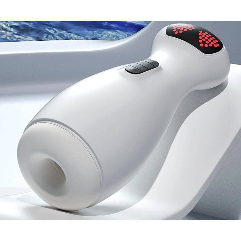 新品現貨 全自動飛機杯 男性陰莖訓練器 發音加溫自慰器具 情趣用品男 電動飛機杯抽插 吸允飛機杯 男性自慰器成人玩具-細節圖7