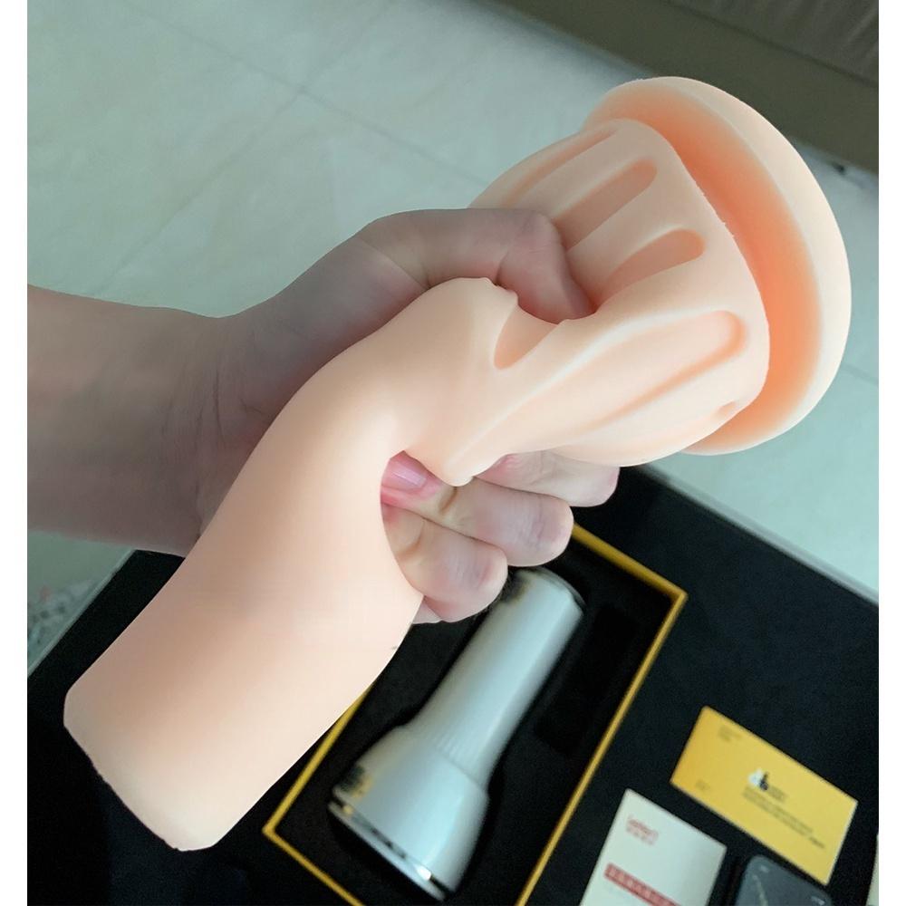 【四代加強】實拍 情趣用品 送潤滑液 口交杯 雙氣囊夾吸 大臀肉感 極速震動 男用飛機杯 自慰杯 女優名器 自慰套-細節圖7