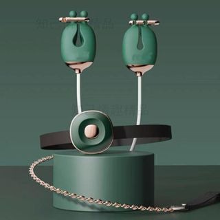 情趣爆款 乳夾震動按摩跳蛋 女性胸部按摩 情趣sm調情調教 女性肛塞玩具 穿戴情趣用品 成人用品 成人玩具-細節圖4