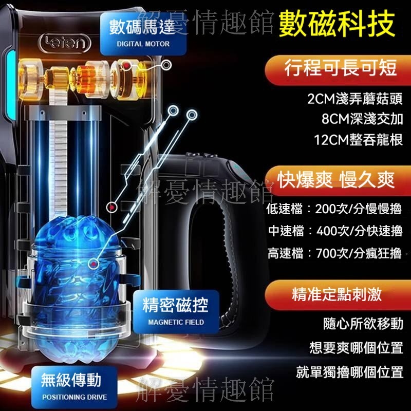 雷霆炮王飛機杯 全自動男用自慰器 成人用品 情趣用品 互動發音飛機杯 男用自慰器 可視行程飛機杯 成人玩具-細節圖6