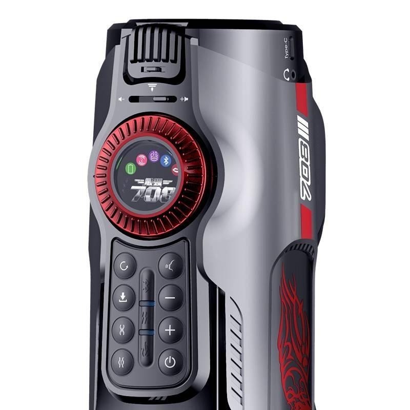 雷霆708三代飛機杯 全自動高速伸縮加溫夾吸發聲男用自慰器 雙內膽電動飛機杯 無極調速成人玩具 情趣用品 成人用品-細節圖7