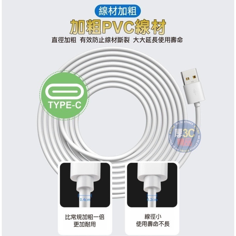 ⚡ 現貨-攝影機TYPE-C專用電源線 延長線 超長 小米監視器 3米/5米/7米/10米/13米/15米/20米-細節圖5
