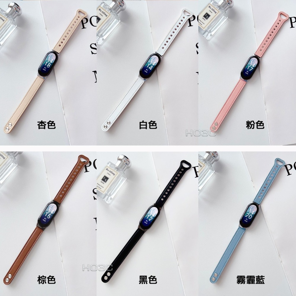 小米手環9/8 皮革腕帶【現貨】皮革雙扣腕帶 手環8 手環皮革 手環9專用 錶帶 優雅 氣質 時尚-細節圖7