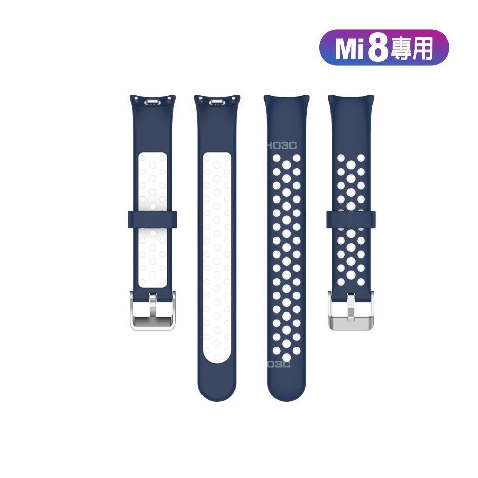 小米手環 9/8錶帶 【現貨】小米手環 運動腕帶 替換腕帶 小米手環錶帶 錶針式 手環7 手錶腕帶 雙色腕帶-細節圖4