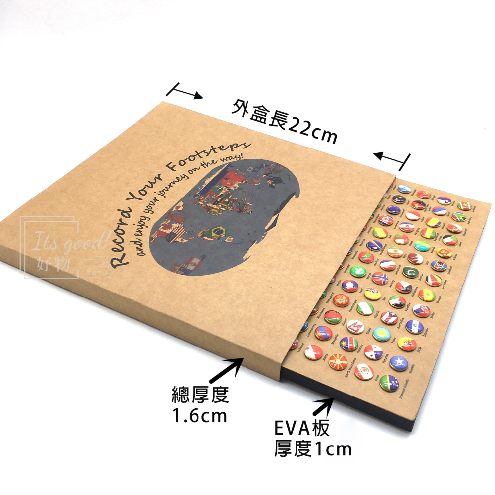 【現貨】精美世界國家國旗圖釘+美國/加拿大/澳洲行政區 291只入 贈台灣🇹🇼國旗圖釘 旅行 世界地圖 交換禮物-細節圖2