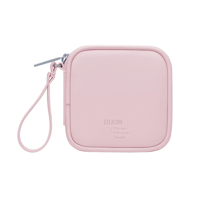 BUBM 3C防潑水隨身收納包 行動電源收納包 適用 LAPO 墨子 方形 收納 耳機 充電線收納盒 旅行 可手提-細節圖7