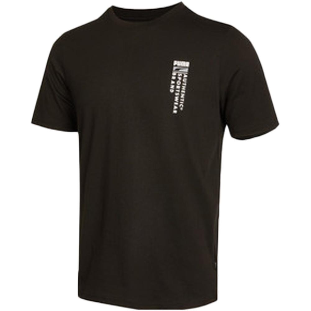 PUMA彪馬 男裝 2022 新款運動服 休閒圓領 短袖T卹 彪馬白黑 85597502 85597501-細節圖8