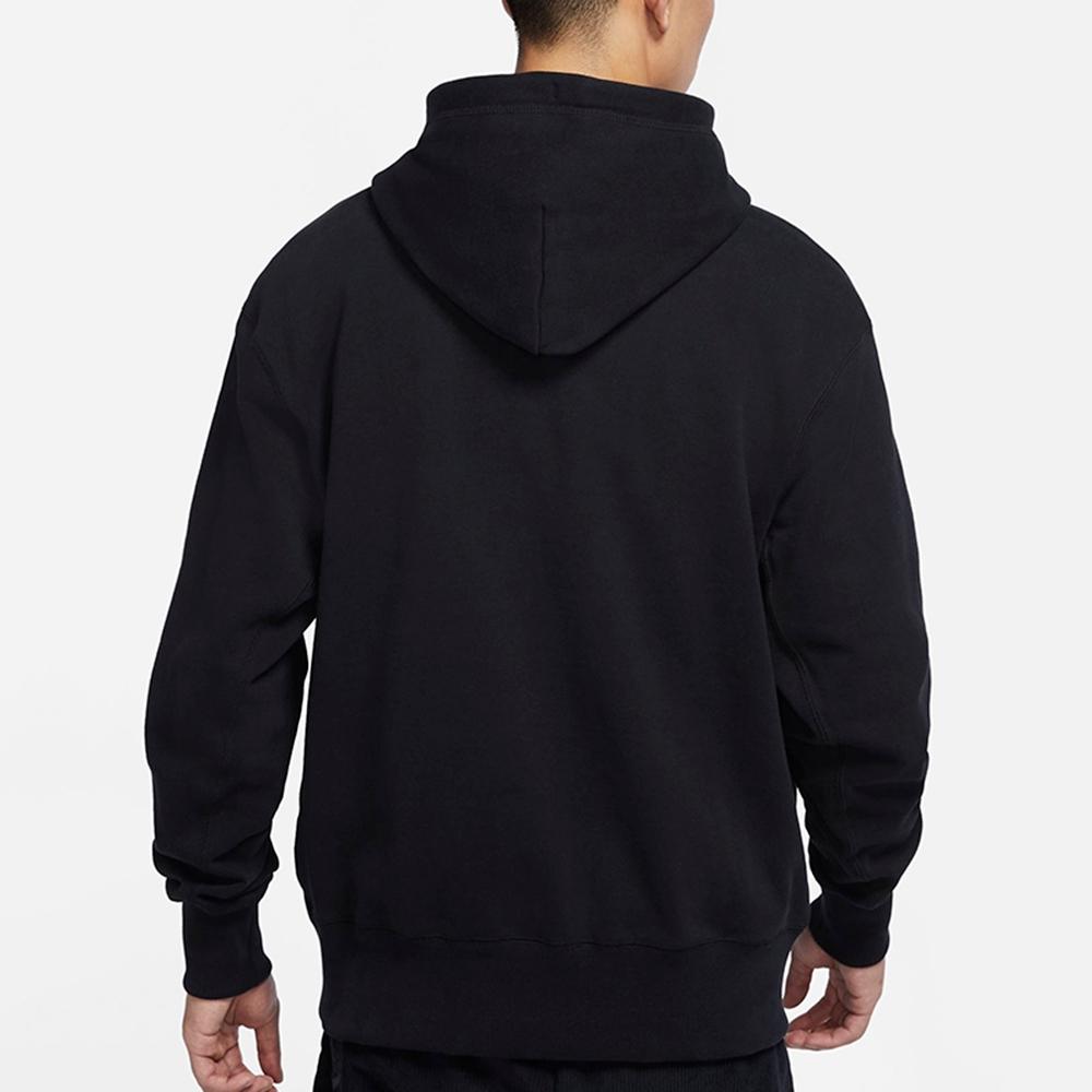 NIKE 耐吉 上衣 男款 帽T 長袖上衣 運動 黑 DA0024-010 AS M NSW PO SB HOODIE-細節圖2