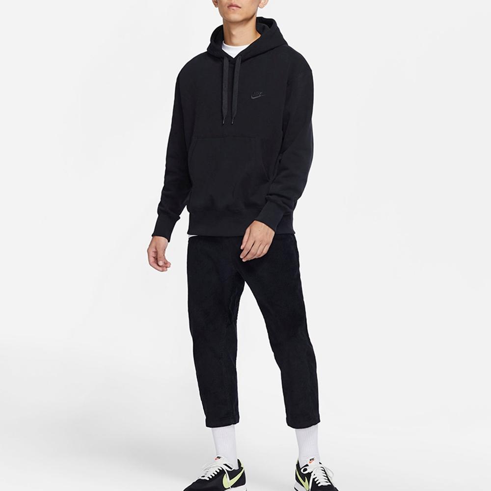 NIKE 耐吉 上衣 男款 帽T 長袖上衣 運動 黑 DA0024-010 AS M NSW PO SB HOODIE-細節圖3