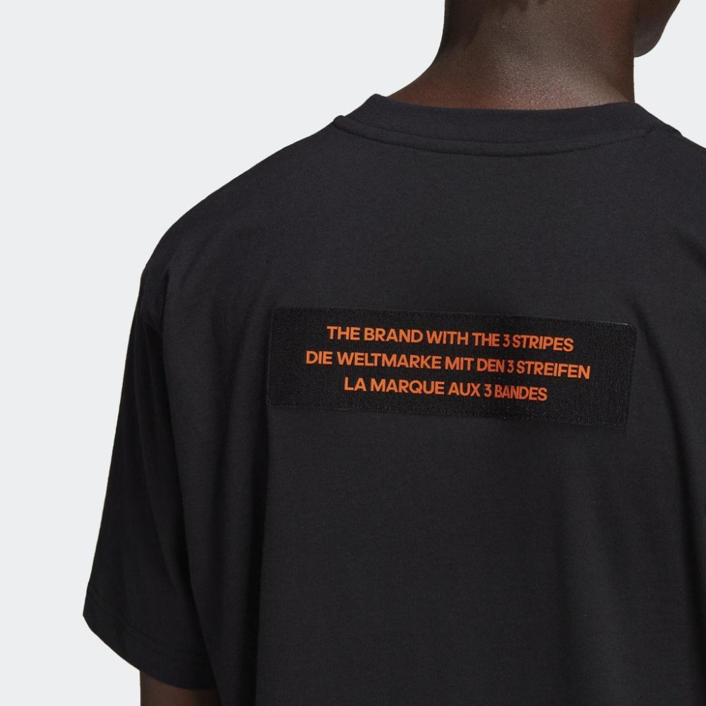 ADIDAS ORIGINALS 短袖 短T 三葉草 休閒 運動 男款 黑H09347-細節圖4