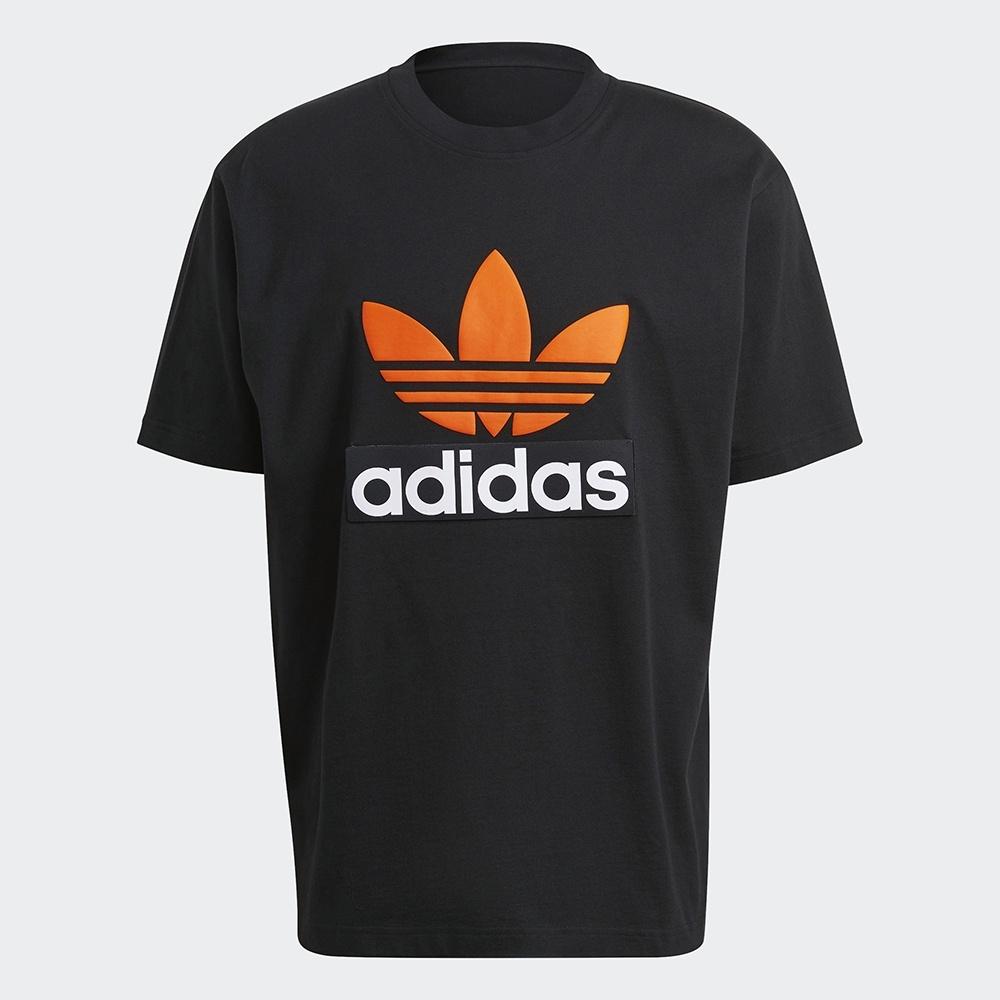 ADIDAS ORIGINALS 短袖 短T 三葉草 休閒 運動 男款 黑H09347-細節圖6
