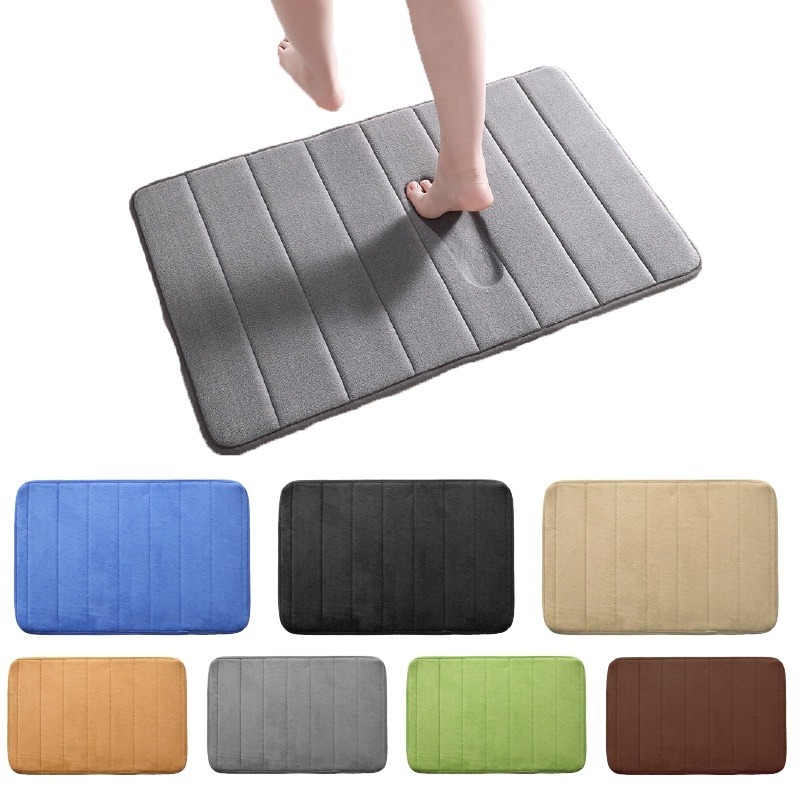 🔥超低價🔥珊瑚絨地墊 廁所吸水地墊 浴室地墊 記憶地墊 防滑腳踏墊 門口墊  吸水墊 腳踏墊 房間地墊 腳踏地墊-細節圖2