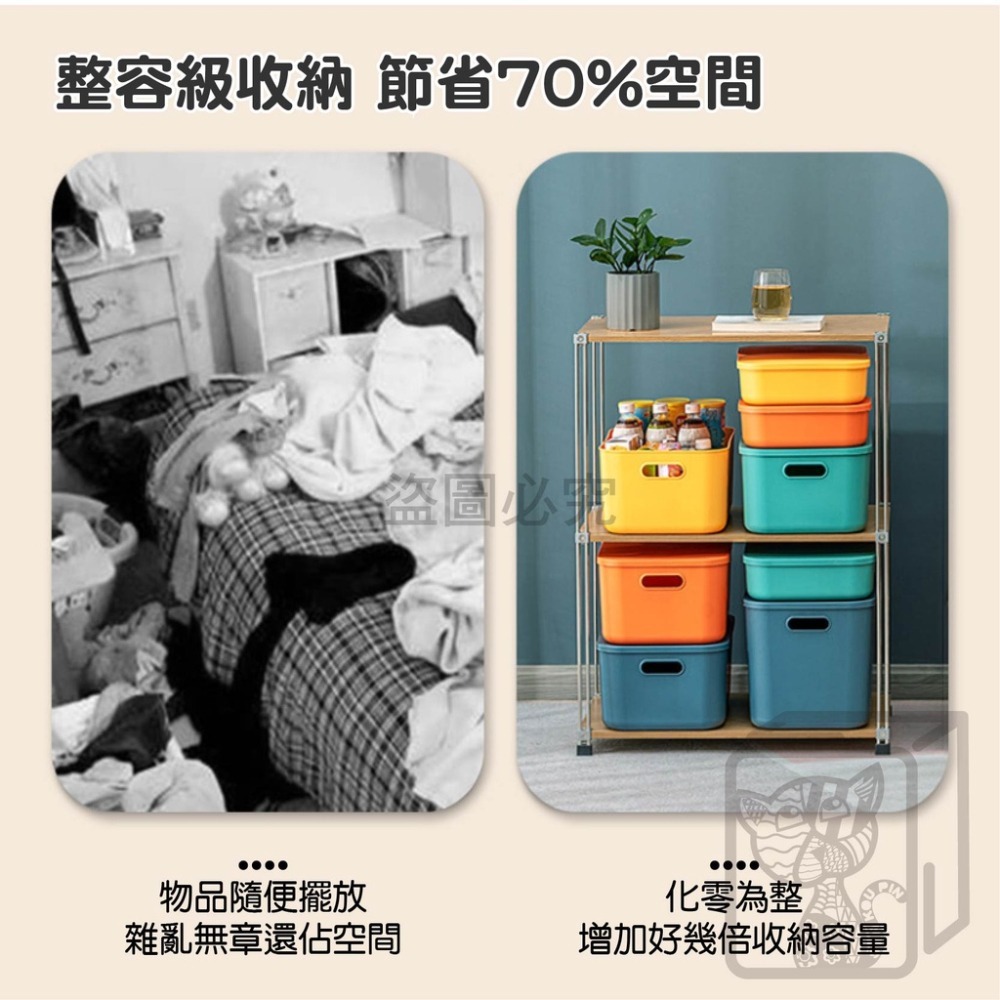 ✨多種規格✨簡約日式收納籃 桌上收納 多功能簡約收納盒 收納盒 置物盒 化妝品收納 居家收納 帶蓋收納盒 多功能 收納箱-細節圖4