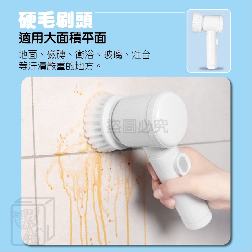 💦無線電動刷💦多功能電動清潔刷 電動刷洗機 洗車刷 打蠟機 懶人清潔刷 清潔玻璃 刷浴室 廚房清潔 尼龍刷盤-細節圖6