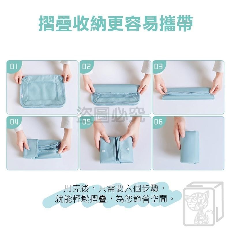 🔥挑戰底價🔥旅行收納包8件組 行李收納袋 旅行分裝袋 飛機包 行李分類包 衣物整理包 盥洗收納包 行李分裝袋 衣物收納袋-細節圖5