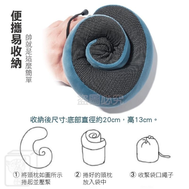 🔥台灣發貨🔥U型護頸枕 旅行記憶枕 U型脖枕 記憶枕 記憶棉枕頭 午睡枕 護脖枕 U形枕 搭車頸枕 飛機枕記憶枕頸枕-細節圖8