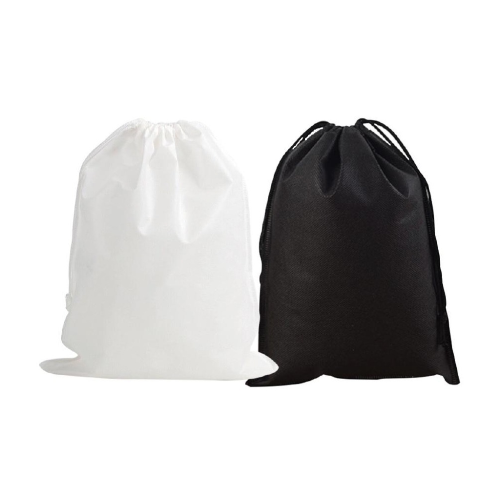 🔥防塵收納🔥不織布束口袋 素色束口袋 簡約束口袋 防塵袋 鞋子收納袋 包包收納袋 束口收納袋 防塵套 抽繩束口袋-細節圖2