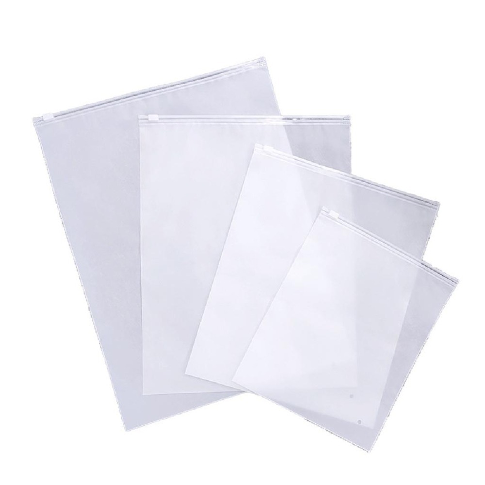 ⚡旅行必備⚡旅行收納袋 透明磨砂拉鍊袋 磨砂夾鏈袋 防潮衣物分裝袋 防塵袋 置物袋 雜物分類袋 防水密封袋 口罩收納袋-細節圖2