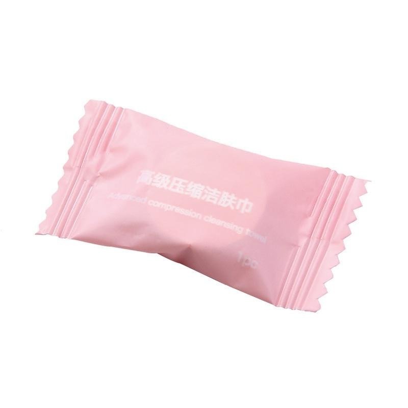🔥攜帶方便🔥 一次性拋棄式壓縮毛巾 旅行拋棄式毛巾 糖果壓縮毛巾 免洗毛巾 洗臉巾 拋棄式毛巾 隨身潔面巾 小方巾-細節圖2