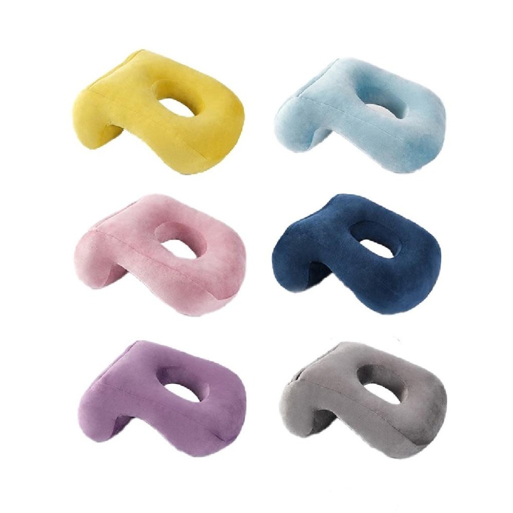 🔥台灣發貨🔥午休睡眠 旅行枕頭 人體工學午睡枕 辦公室趴睡枕 午休睡眠枕 慢回彈睡眠枕 透氣趴睡枕 午覺枕 出國枕頭-細節圖2