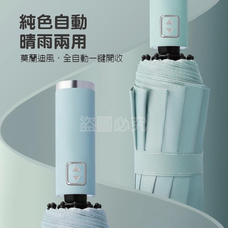 🔥超大傘面🔥十骨黑膠自動傘 紫外線遮陽 自動反折傘 自動摺疊傘 摺疊傘 遮陽傘 摺傘 晴雨傘 雨傘 雨具-細節圖8
