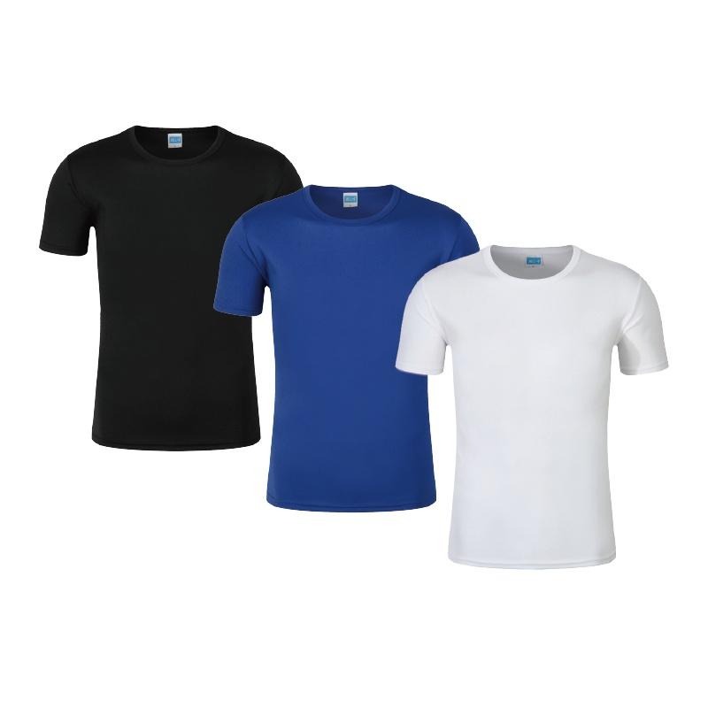 🔥超低價🔥排汗短T 排汗衫 涼感衣 凍感散熱 網眼上衣 排汗衣 速乾衣 吸濕排汗衣 運動T恤 涼感T恤 薄款圓領短-細節圖2