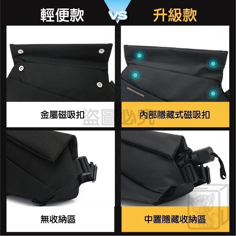 🔥肩帶磁吸扣🔥機能斜背包 防盜側背包 胸前包 斜側包 側背包 女生斜背包男 騎士包 機車包 機能胸包 快取機能包-細節圖5