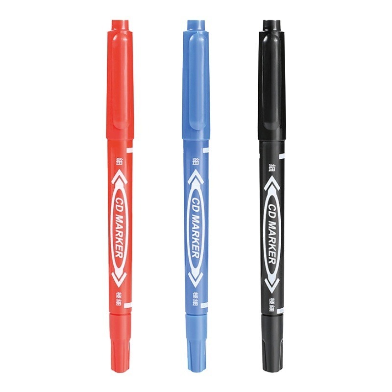 🔥台灣發貨🔥油性奇異筆 雙頭簽字筆 速乾奇異筆 雙頭油性奇異筆 油性記號筆 油性筆 簽字筆 奇異筆 標記筆 馬克筆-細節圖2