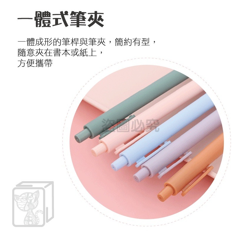 🔥加量油墨🔥馬卡龍按壓中性筆 學習筆 文具筆 按壓筆 莫蘭迪按動中性筆 辦公簽字 練字筆 0.5mm中性筆 原子筆-細節圖9