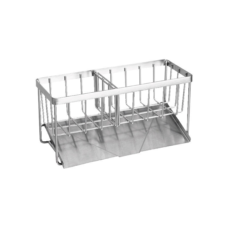 🔥防鏽防潮🔥304不鏽鋼置物瀝水架 海綿瀝水架 水槽檯面收納籃 廚房水槽瀝水架 菜瓜布瀝水架 海綿架 水槽瀝水架-細節圖2