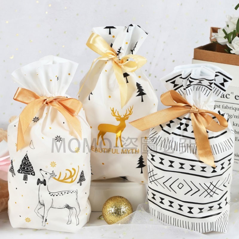 🔥最低價🔥精美圖案🔥烘焙包裝袋 婚禮小物 禮物包裝袋 點心分裝袋 抽繩束口袋 束口袋 手工餅乾袋 糖果袋 禮品袋-細節圖9