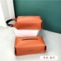 【直掛式】茶色 皮革面紙套