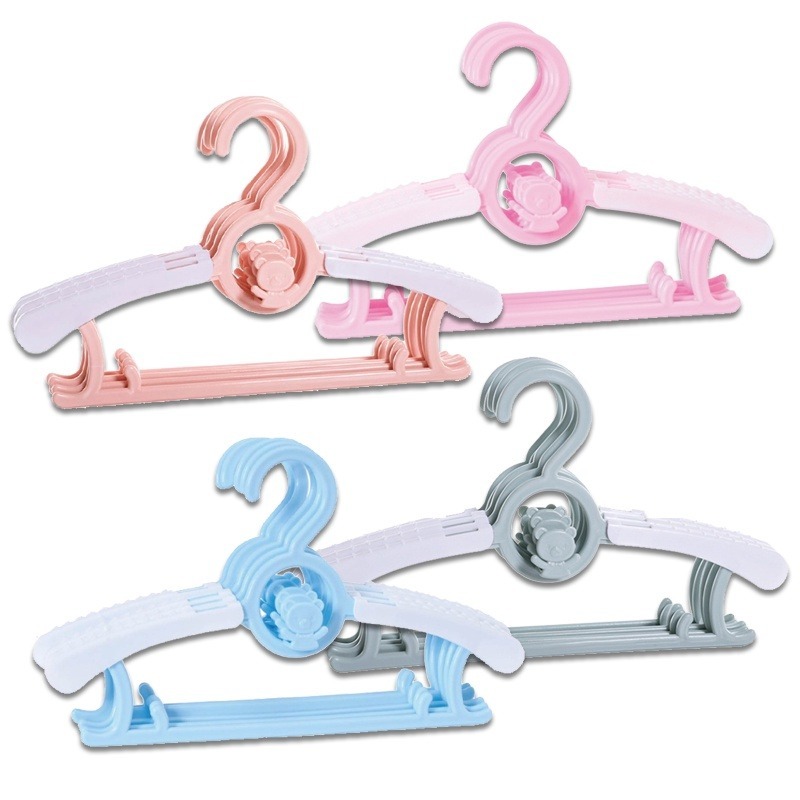 🔥最低價🔥可伸縮連掛衣架 伸縮連掛收納衣架 伸縮衣架 防滑衣架 連掛衣架 兒童衣架 成人衣架 收納衣架 成長衣架-細節圖2