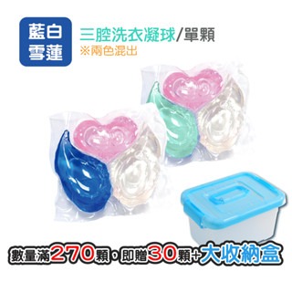三腔｜藍白｜1顆｜買270贈30+大盒