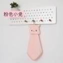 10.粉色小兔 珊瑚絨動物擦手巾