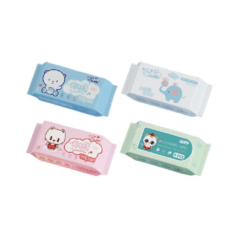 🔥超低價🔥迷你濕紙巾 口袋型濕巾 哎小巾 濕巾 兒童濕紙巾 口袋濕紙巾 保濕濕紙巾 可愛迷你濕紙巾 純水濕紙巾 小包-細節圖2