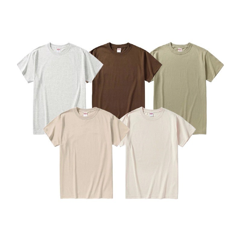 🟤大地色系🟤日系短袖素T 純色素T 短袖棉T 短袖上衣 百搭衣服 休閒上衣 大尺碼 情侶裝  親子裝【FUS】-細節圖2