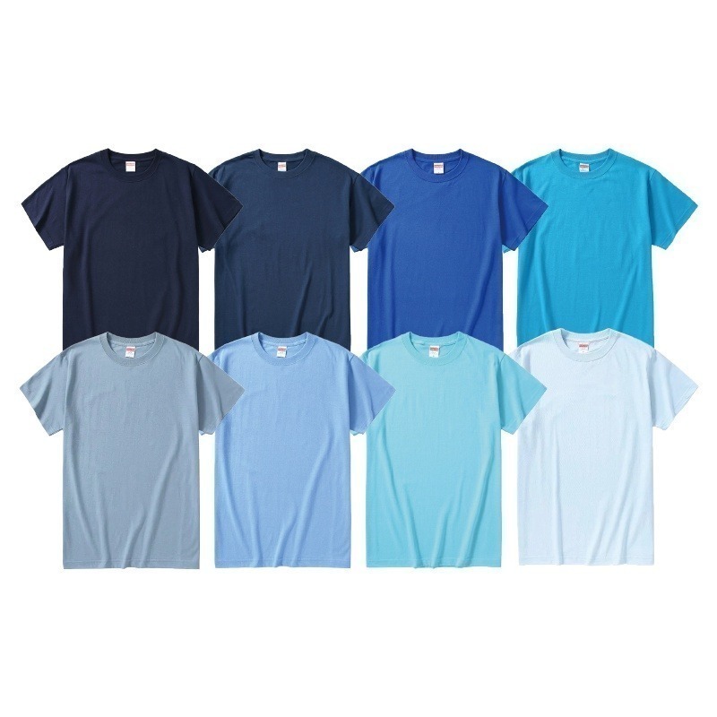 🔵藍色系🔵重磅上衣 夏季短袖打底衫 短袖素面棉T 男女上衣 寬鬆上衣 純棉百搭上衣United Athle【FUS】-細節圖2