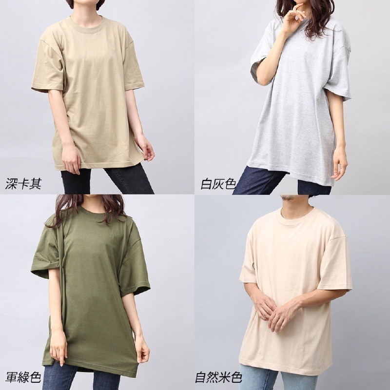 🔵藍色系🔵重磅上衣 夏季短袖打底衫 短袖素面棉T 男女上衣 寬鬆上衣 純棉百搭上衣United Athle【FUS】-細節圖7