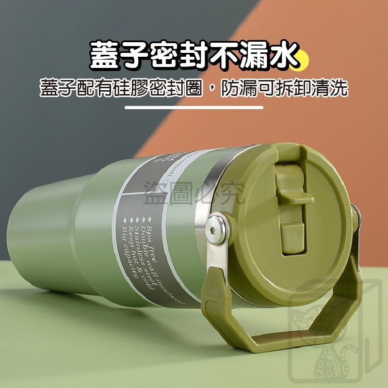 🔥超低價🔥冰霸杯 直飲冰霸杯 隨行杯 不鏽鋼保溫杯 車用保溫杯 車用吸管杯 保冷杯 咖啡杯 保溫杯 手提冰壩杯-細節圖7