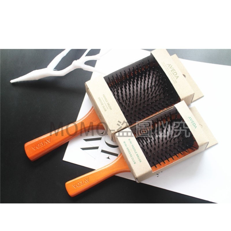 🔥台灣出貨🔥氣墊梳 美髮造型梳 氣墊按摩梳 大板梳木梳 美髮梳子 防靜電櫸木梳 美容美髮用具 頭皮按摩 梳子-細節圖9