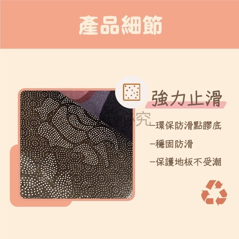 🔥台灣發貨🔥卡通地墊 卡通圖案地墊 浴室防滑吸水地墊 腳踏墊 吸水地墊 防滑地墊 動物地墊 玄關墊 腳墊 地墊-細節圖6