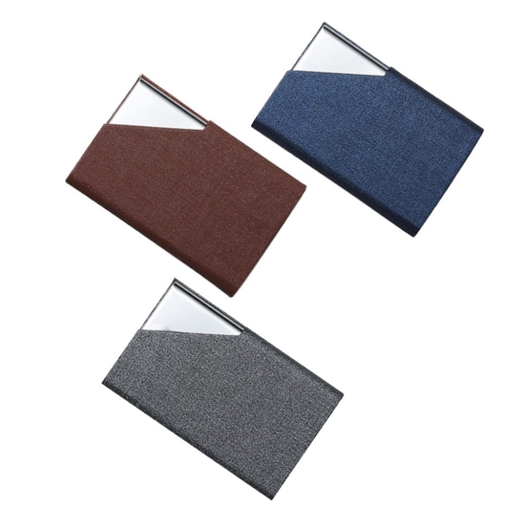 🔥台灣發貨🔥商務名片夾 商務用名片盒 名片夾 皮革名片盒 不銹鋼名片夾 硬名片盒 名片 皮革名片盒 時尚質感 名片收-細節圖2