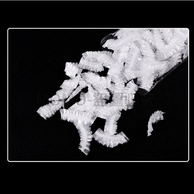 🔥染髮必備🔥一次性防水耳套 透明防水耳套 一次性耳罩 染髮耳套 拋棄式耳罩 洗頭耳套 透明護耳套 簡易耳套-細節圖9