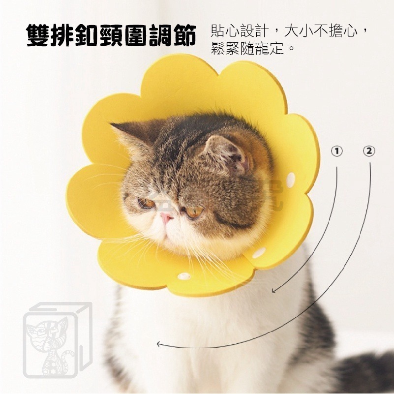 😍防水耐髒😍伊莉莎白圈 伊莉莎白頭套 寵物頭套 防舔頭套 防咬頭套 寵物頭套 羞恥圈 貓咪頭套 防舔圈 寵物脖圈-細節圖7