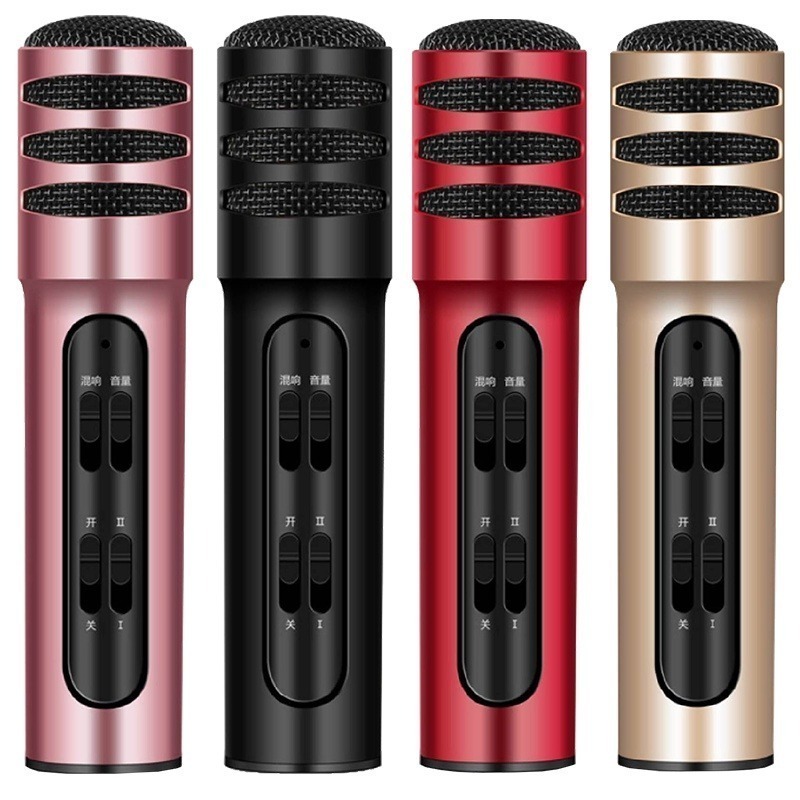 台灣現貨🔥K歌神器 🔥手機麥克風 可攜式麥克風 麥克風支架 話筒 直播 唱歌麥克風 卡拉OK KTV唱歌 蘋果安卓-細節圖2