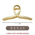2.交叉金色 韓系髮夾