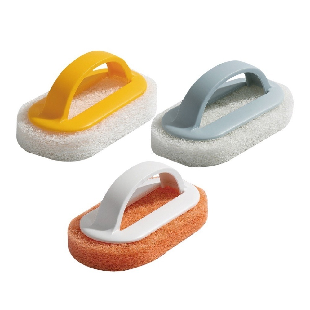 🔥馬卡龍色系🔥手柄清潔刷 去污刷 帶手柄清潔 帶手柄清潔刷 廚房清潔刷 浴缸刷 海綿擦 瓷磚刷 衛浴刷 清潔刷 手持-細節圖2